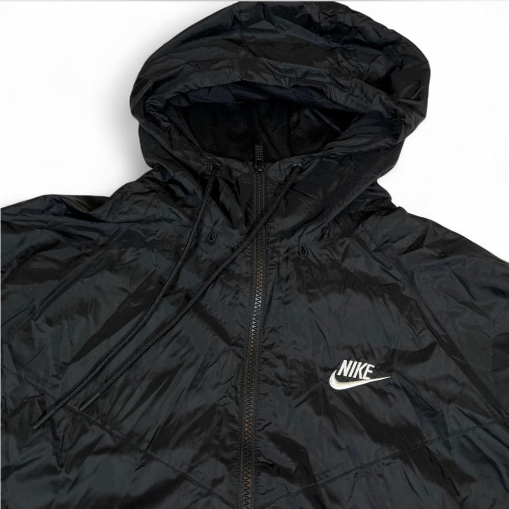NIKE SPORT BLACK WINDRUNNER JACKET HOODIE LOOSE FIT SIZE L